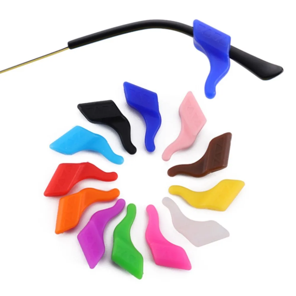 20pcs(10pairs) Children Kids Sunglasses eyeglasses Anti Slip silicone ear hook temple tip holder glasses accessories