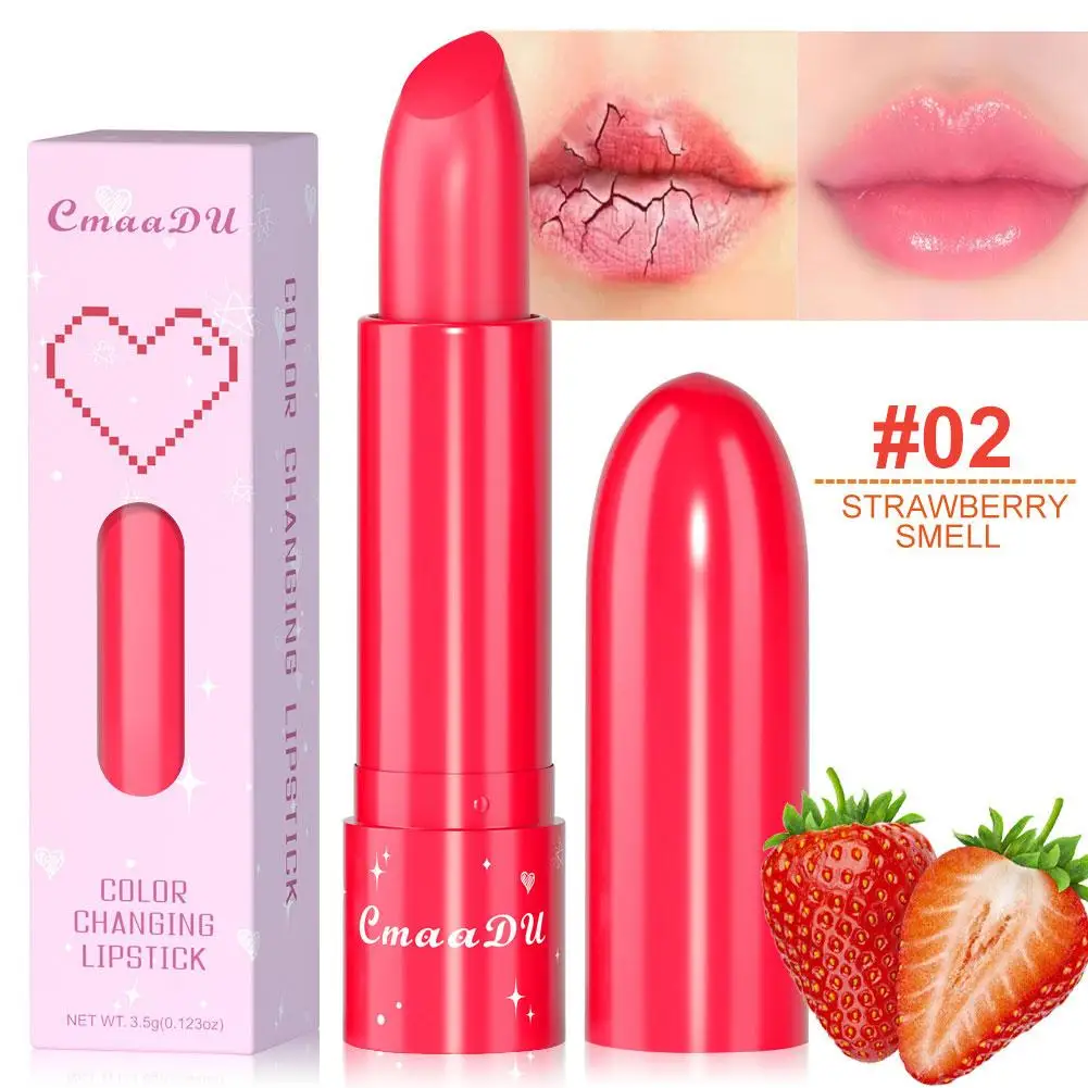 Fruit Jelly LipBalm Color Changing LipBalm Dual Use Reduce Lip Wrinkles Lasting Moisturizing Hydrating Anti-drying Natural Lips