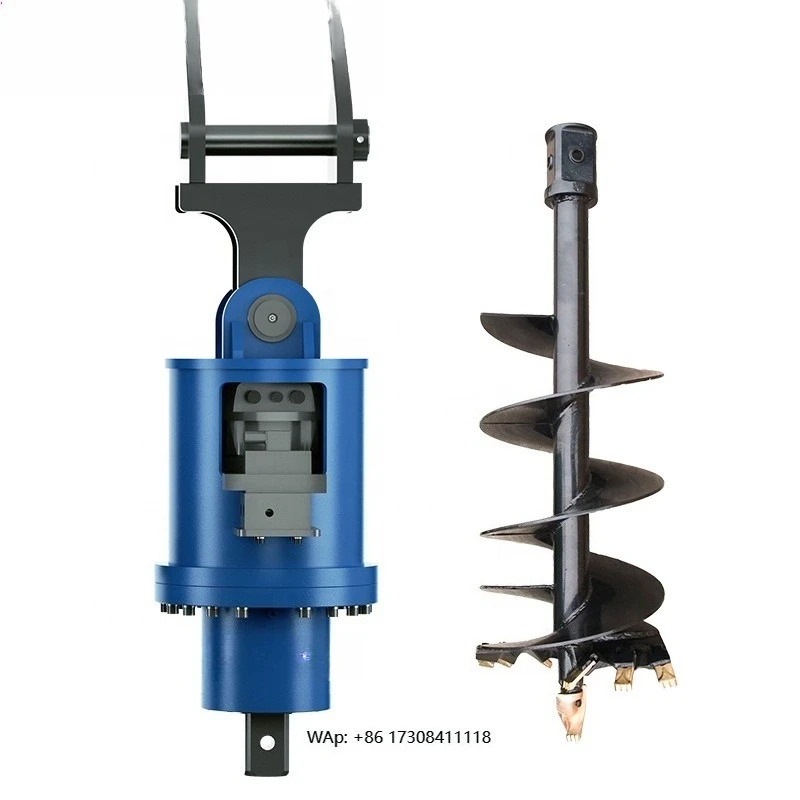 

High Quality Mini Heavy Excavator Attachments Top Sale 2/5/6/20/40Tons Capacity Hydraulic Soil Earth Auger Drill Construction