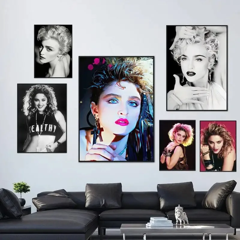 1980s Madonna POSTER Picture Prints Fashion Wall Canvas Art Kitchen Decor