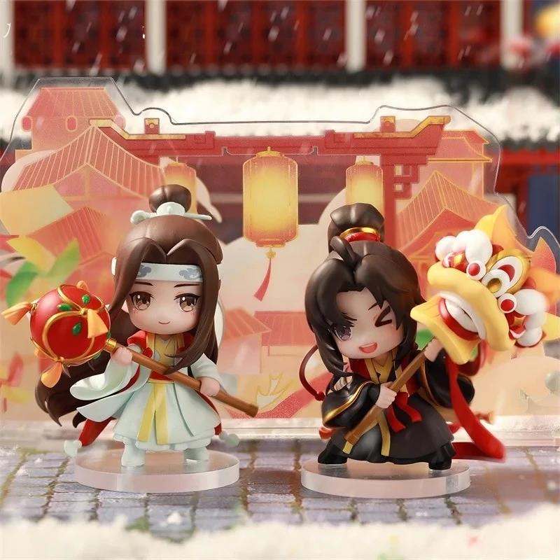 

Modao Zushi Wei Wuxin Lan Wangji Action Figure Grandmaster Of Demonic Cultivation Anime Figure Q Model Desk Home Decor Toy Gift