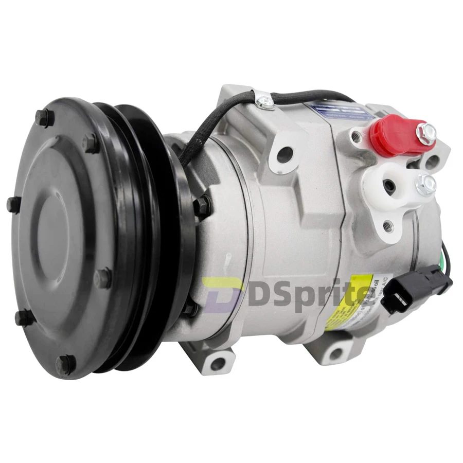 AC Compressor and Clutch 2014607 6512686 For Caterpillar Excavator 322C 323D CO 11121JC 1761895 231-6984 1761895 2013837 2457781