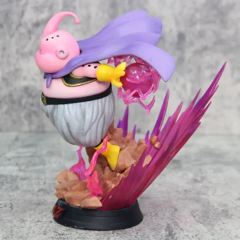 Anime Dragon Ball Gk Majin Buu Figura dos desenhos animados, Luminous PVC Estátua, boneca modelo, Collectible Ornamento Brinquedos, presentes de aniversário infantil