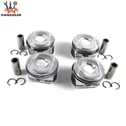 New 11257566019 Piston & Ring Set STD 77mm for 2006-2016 MINI R55-R61 N14 TURBO Cooper Countryman 1598 CC / 16V