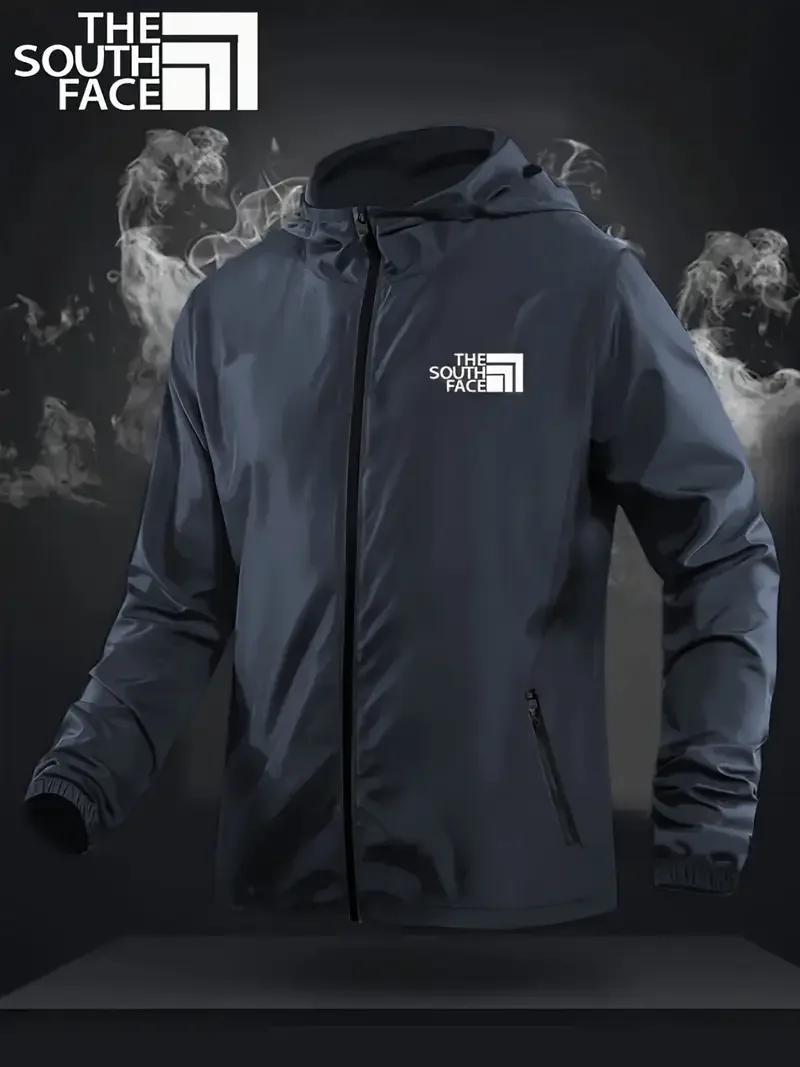 Ropa informal de moda con cremallera para hombre, ropa de protección solar, ropa de calle de nuevo estilo, Top para ir de compras