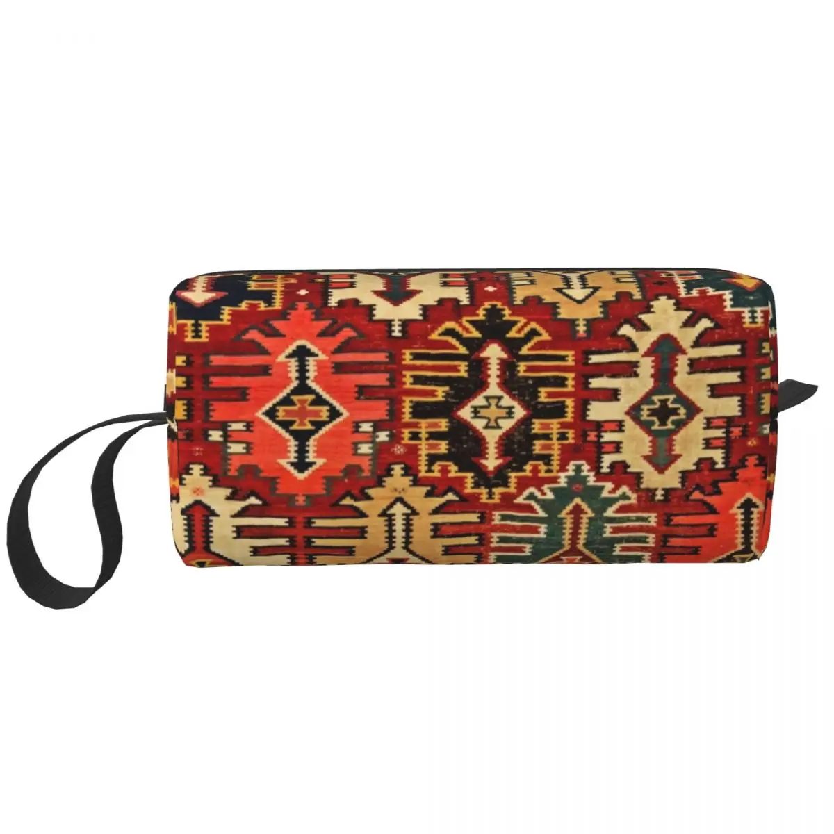 Kilim Tribal Tapijt Toilettas Vintage Boho Bohemian Etnische Kunst Make-Up Cosmetische Organizer Dames Schoonheid Opslag Dopp Kit Doos