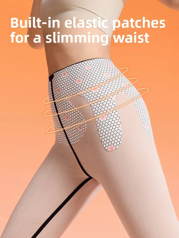 Thiened arkskin اليوغا السراويل النسائية الشتاء الدافئة التخسيس السراويل عالية الخصر السراويل الطويلة النايلون دنة عالية الجودة على الانترنت...