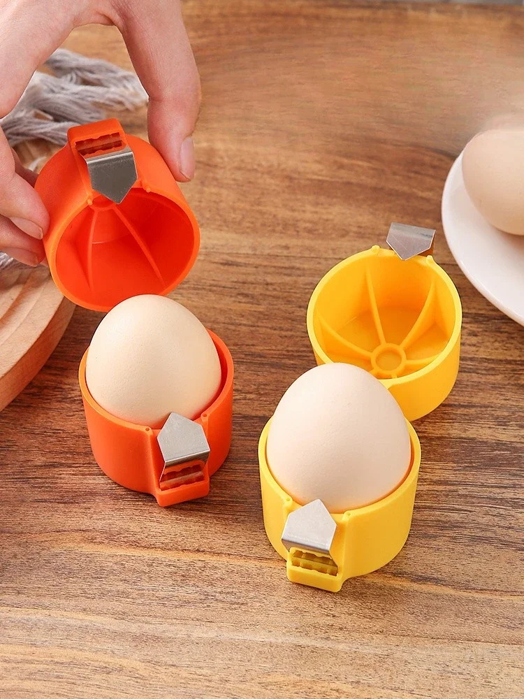 Stainless steel eggshell opener for baking, quick eggshell peeling and egg peeling auxiliary tool