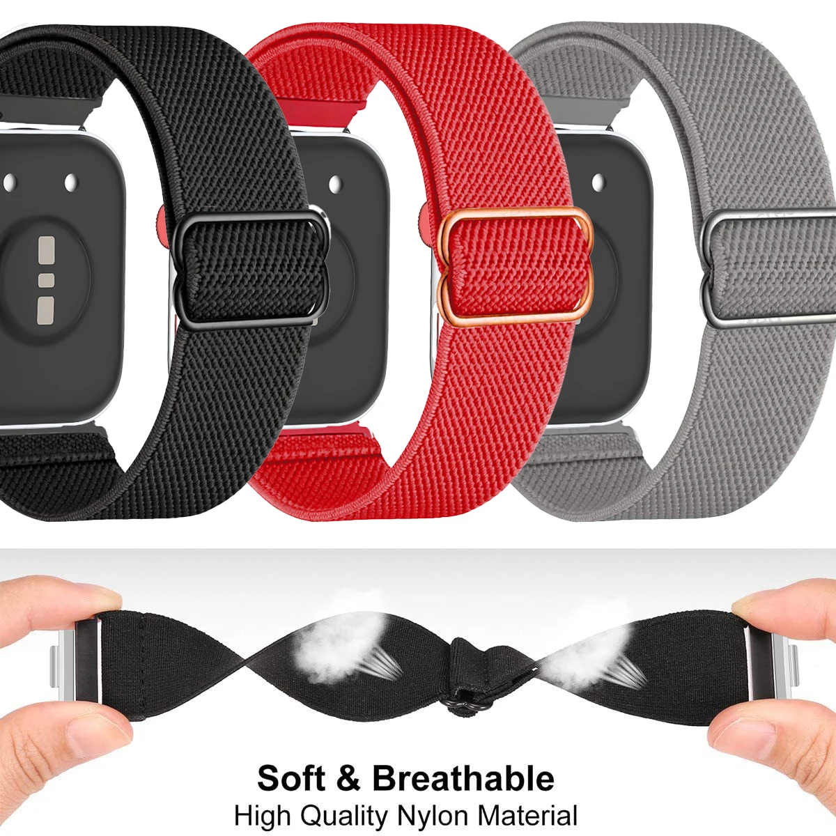 Elastic Nylon Loop Watch Band For Huawei Watch Fit 3 2 Strap Replacement Wristband For Huawei Fit3 Bracelet Correa Accessories image 5
