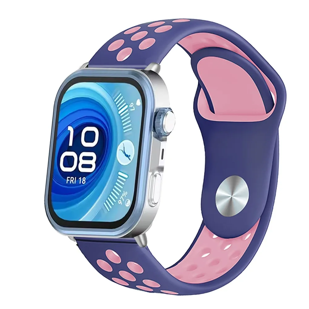 حزام لساعة هواوي فيت 4 برو 3 2 حزام إكسسوارات كلاسيكية نشطة سوار سيليكون قابل للتنفس كوريا ساعة هواوي فيت 3 4Pro