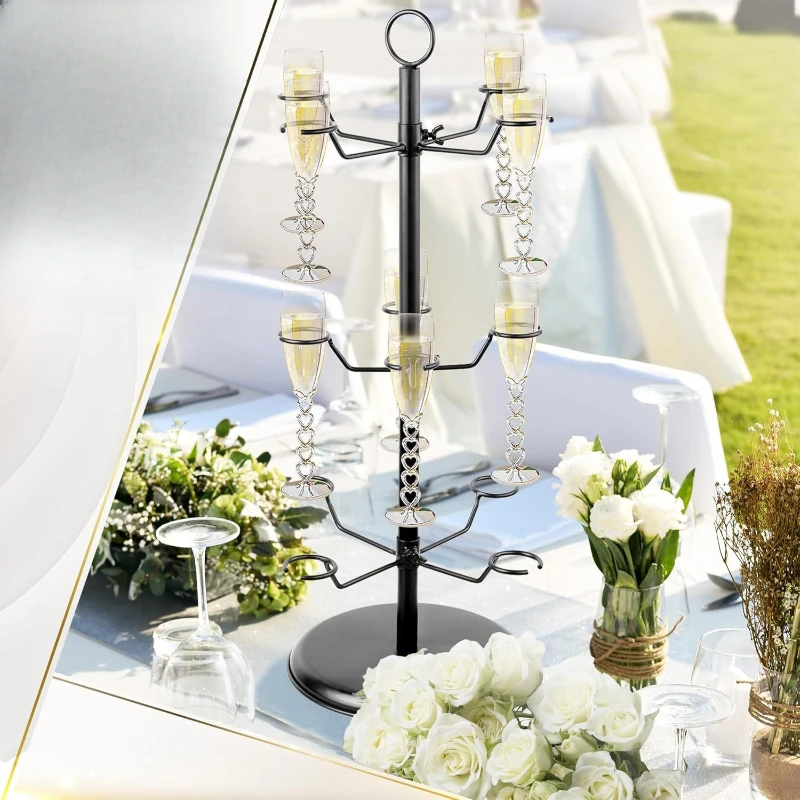 

Cocktail Glass Holder Removable Wine Wedding Party Champagne