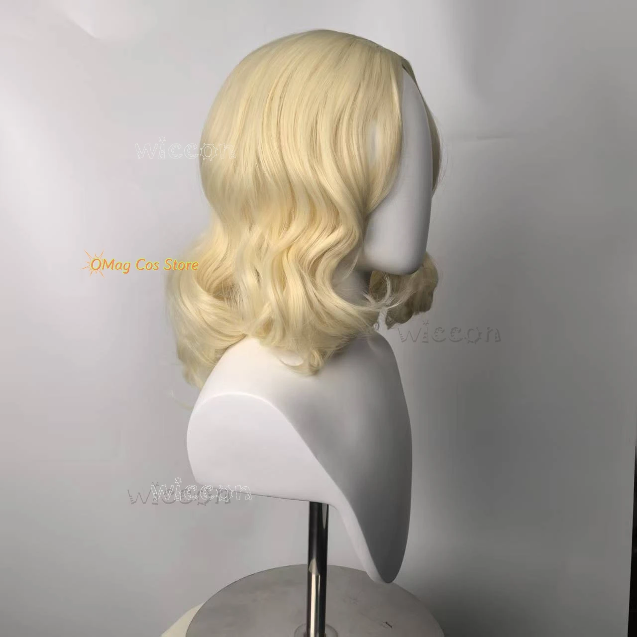 Perruque de cosplay anime TV 11, perruque de jeu pour femme, cheveux blonds, accessoires d'Halloween, résistante à la chaleur, pour cosplay féminin