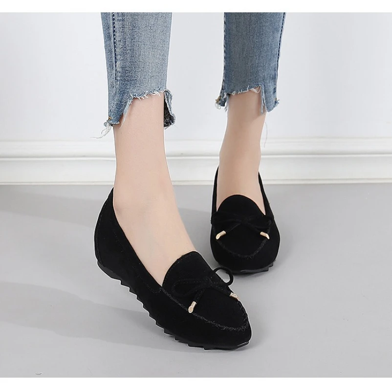

2025 Loafers Candy Color Slip on Flat Shoes Woman Casual Flats Comfortable Ladies shoe Fashion Women Flats shoes