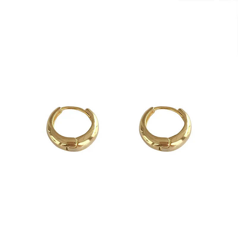 2024 New Trendy Circles, Exquisite Plain Circles, Unique Design, High end Earrings