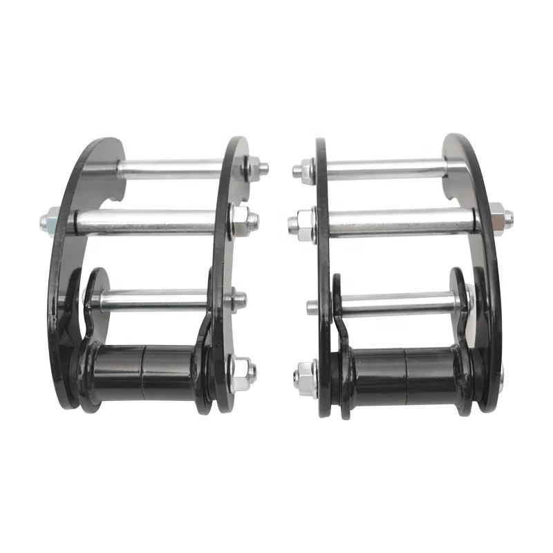 4x4 Leveling Lift Kits 2 Inch Rear Comfort Shackle Double Lift Shackle For Triton L200 MQ 2015-2023
