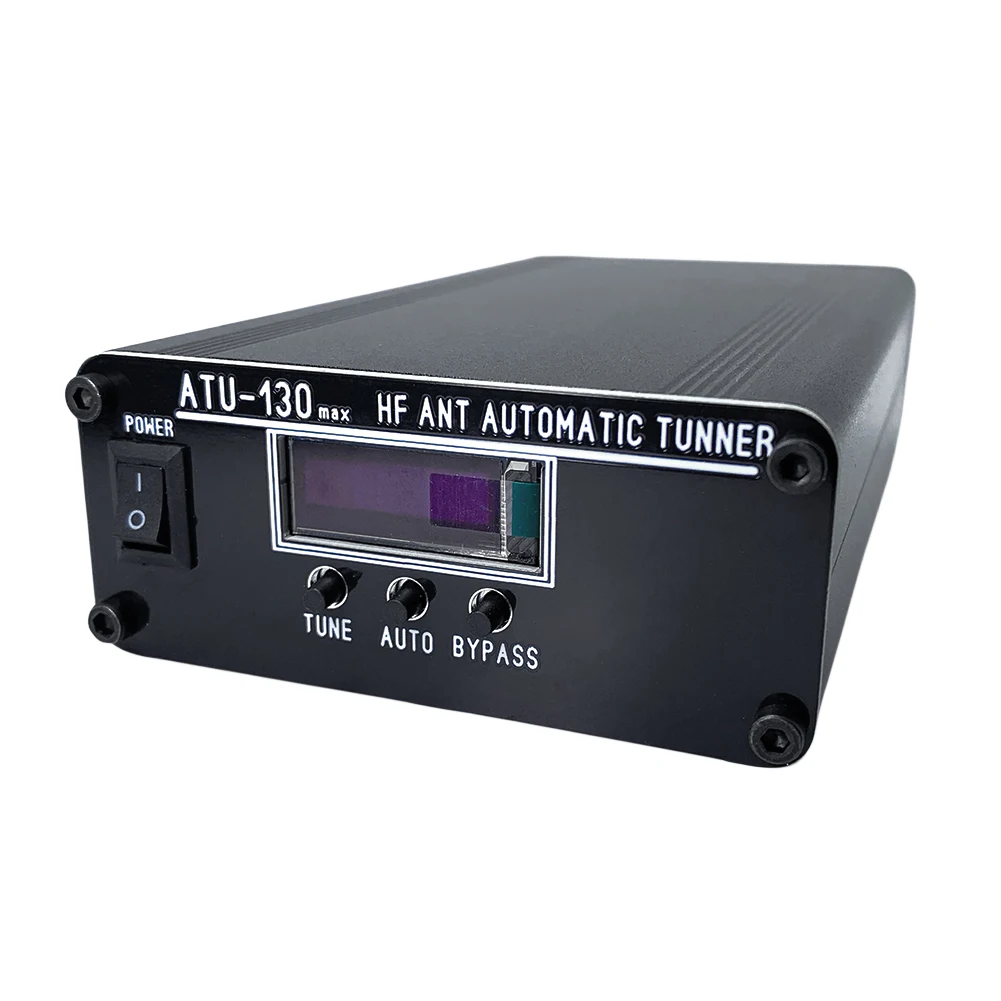 ATU-130 MAX Automatic Shortwave HF Antenna Tuner 1.8-50MHz 200W Radio Automatic Antenna Tuner Update Version of ATU-100 ATU100