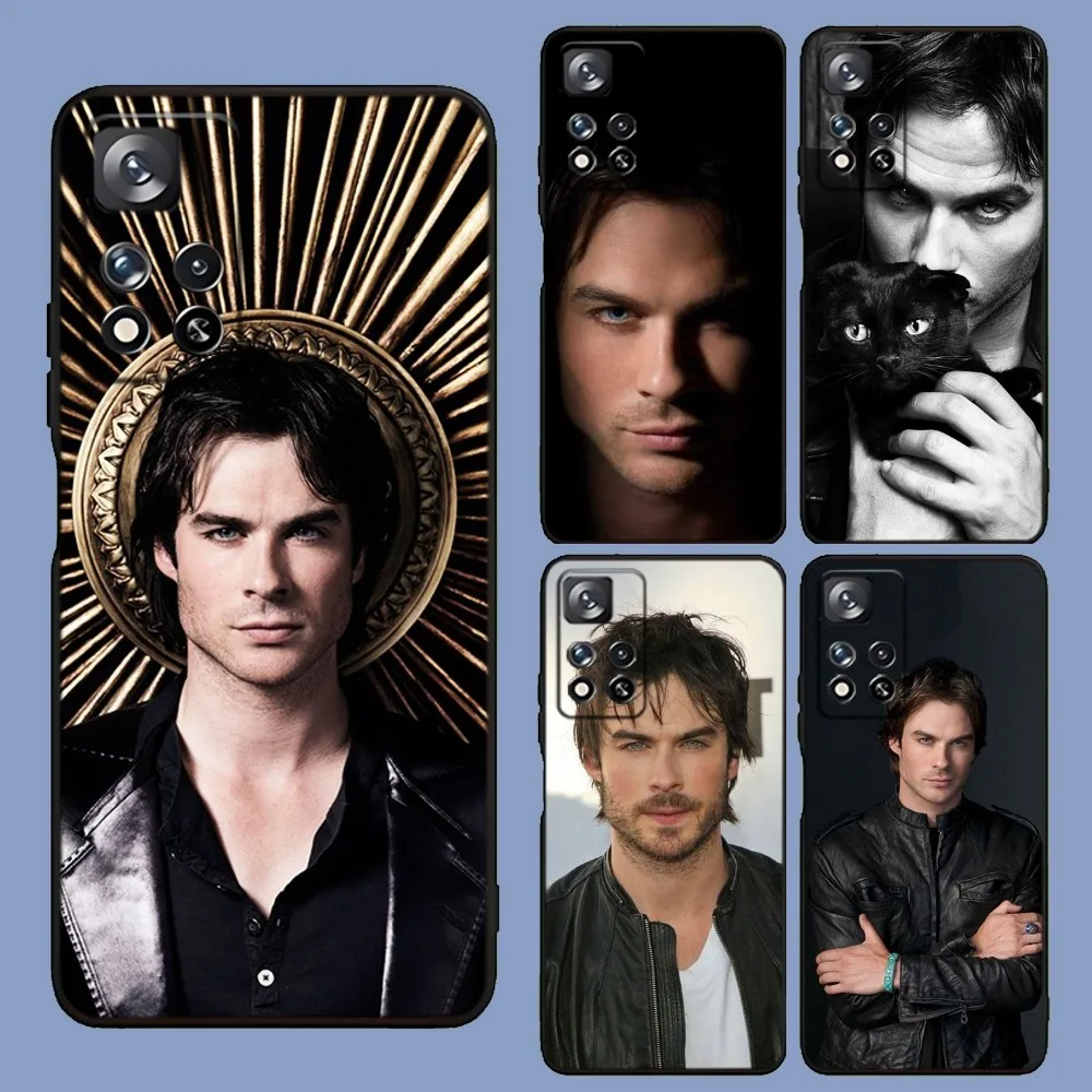 Vampire Diaries Ian Somerhalder Phone Case For Samsung Galaxy A13,A21s,A22,A31,A32,A52,A53,A71,A80,A91 Soft Black Cover