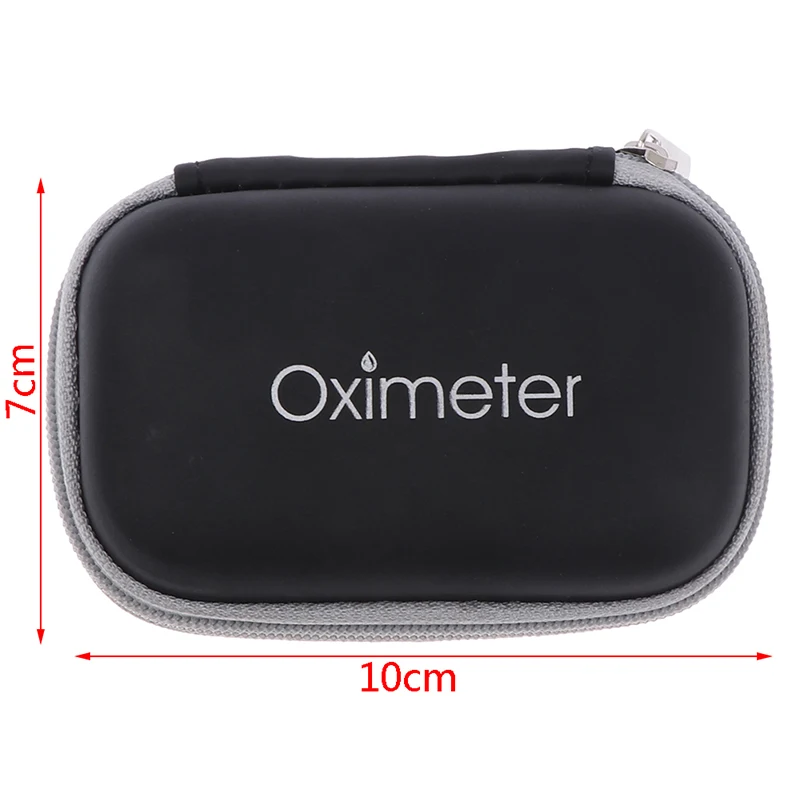 1Pc Pulse Oximeter Monitor Finger Pulse Oxymeter Digital Oxygen Meter Zipper Bag