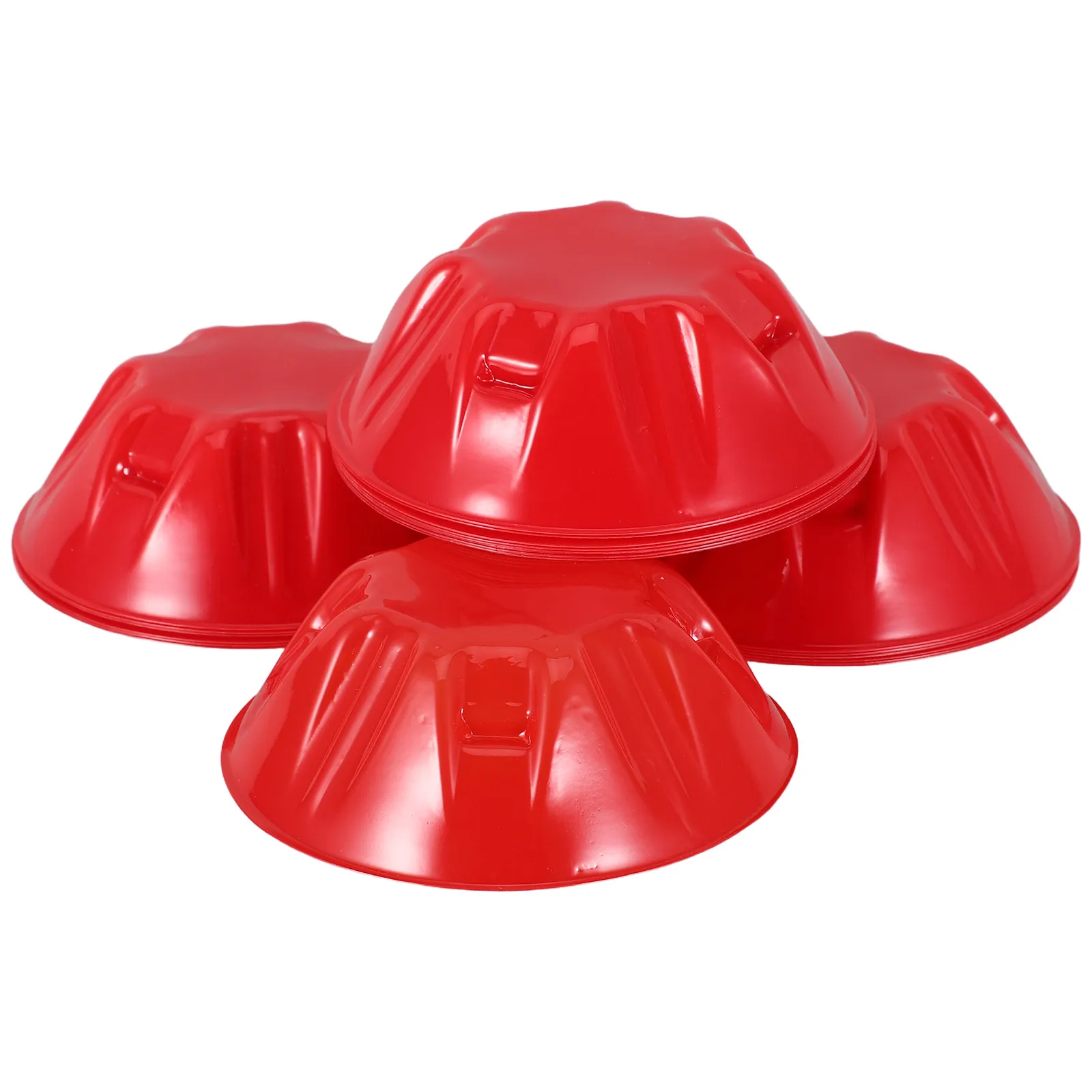 

20Pcs Red Plastic Cover Protective Dustproof Cap for Cooking Smoke Sensors Home Office Restaurant Baking Alarm