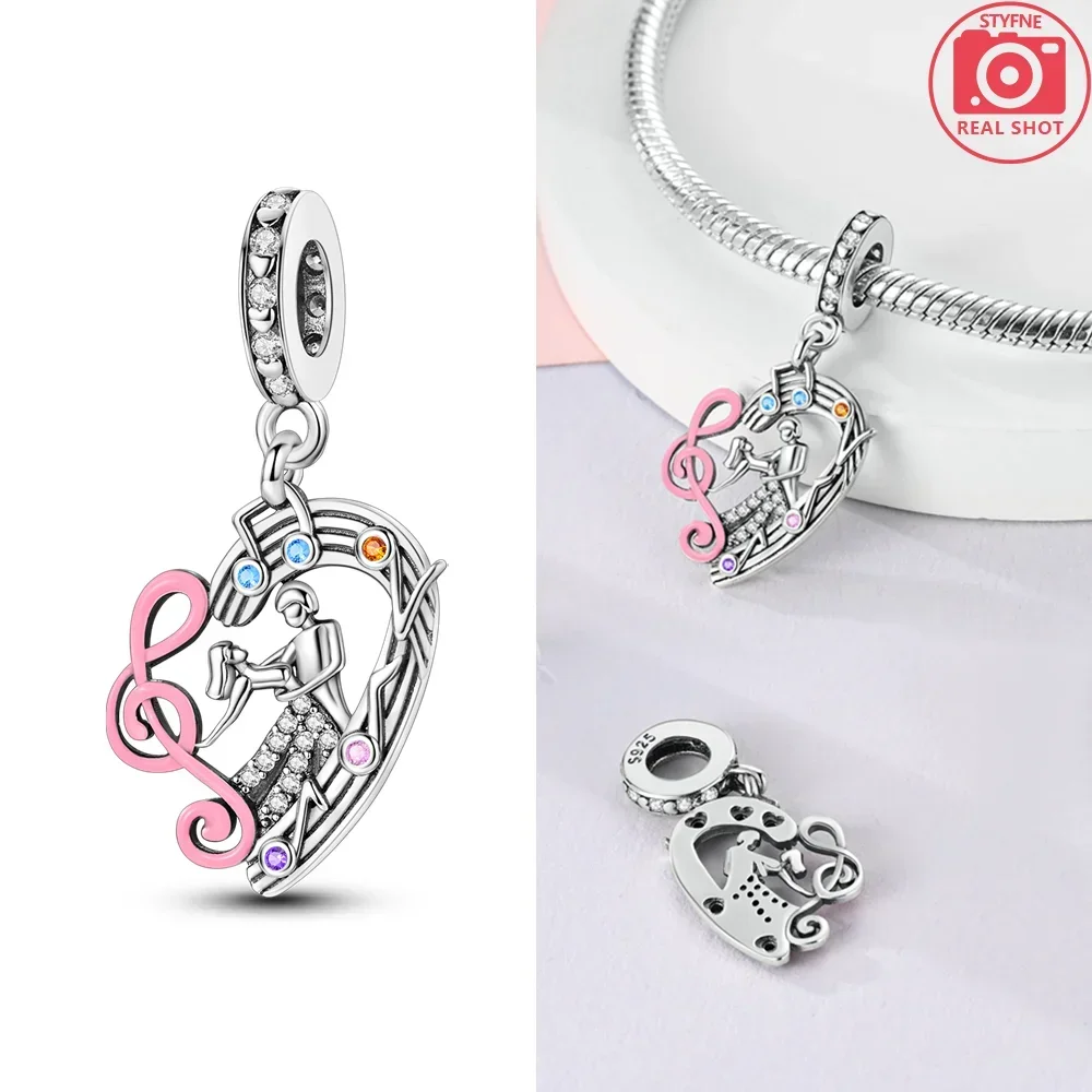 Silver Plated Original 925 Bag Charms Art Paint Palette Sewing Machine Beads Fit Original Bracelets Jewelry Gifts for Women