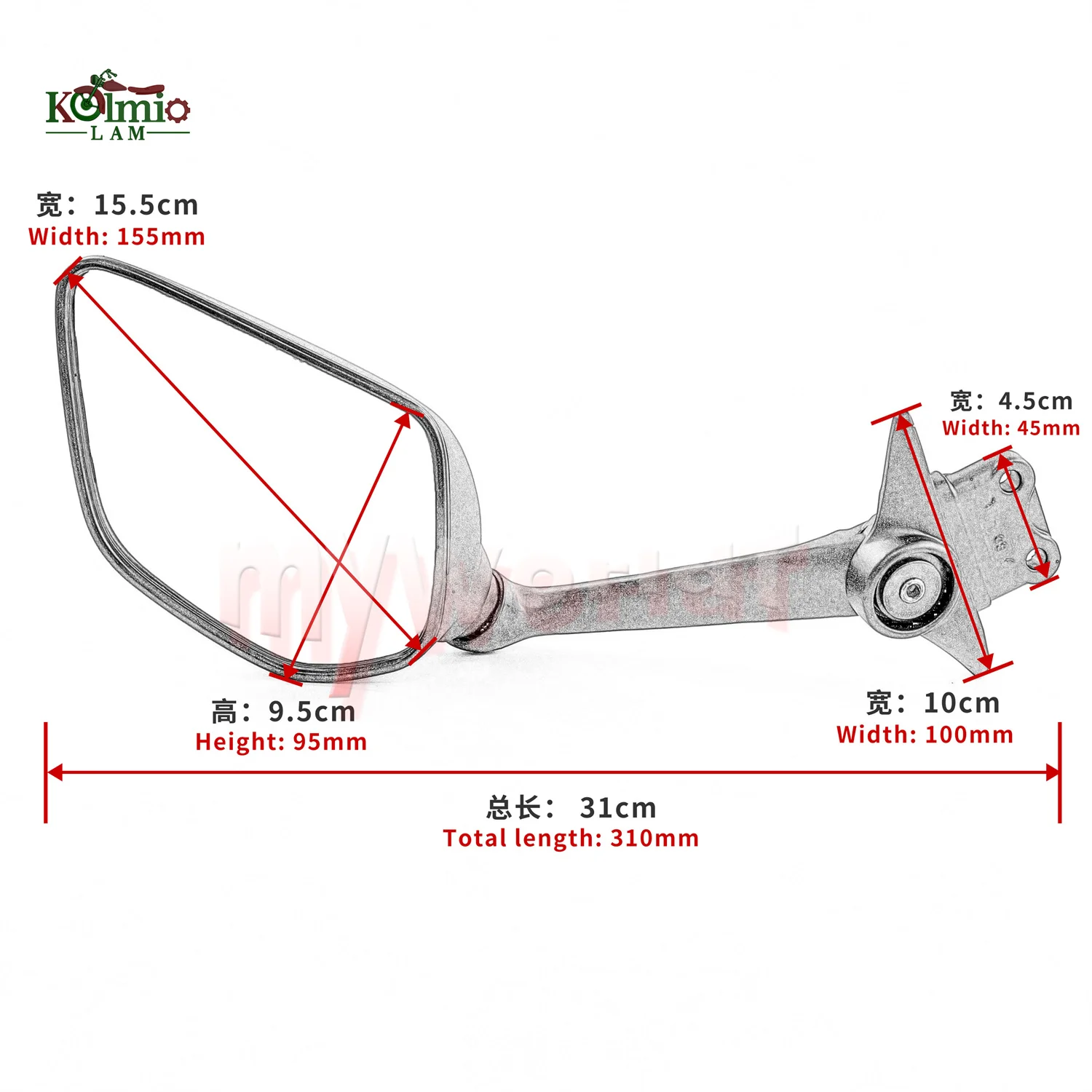 Fit For Yamaha TMAX 530 560 2017 - 2021 Motorcycle View Rearview Side Mirrors T-MAX TMAX530 SX/DX TMAX560 2018 2019 2020