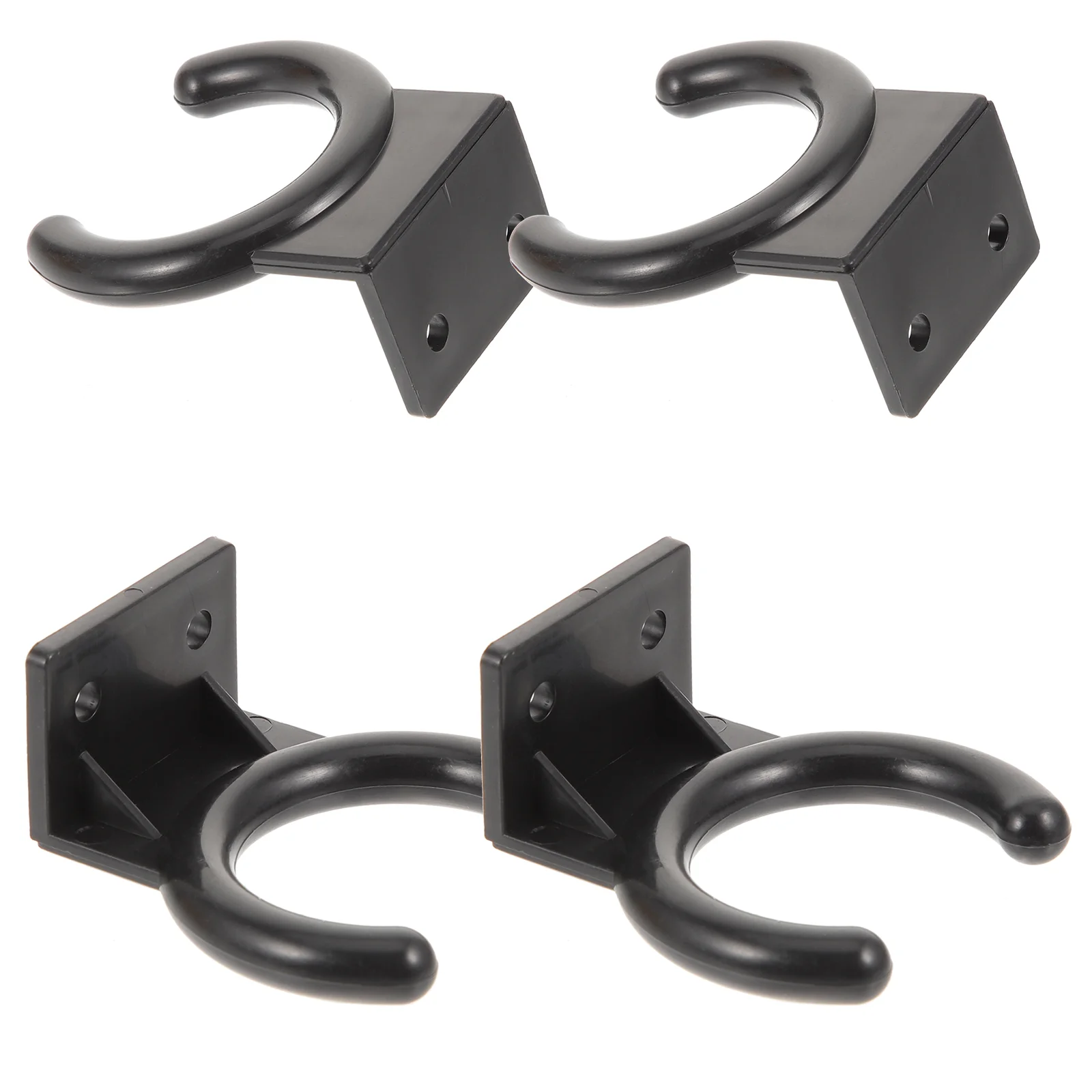 خطاف لاصق لخطاف الميكروفون لحامل الميكروفون للتعليق على الحائط البلاستيكي لسطح المكتب اللاسلكي