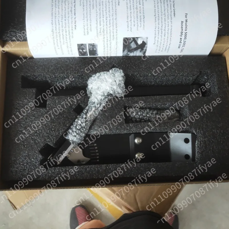Lawn mower blade sharpener adjustable straight standard lawn mower knife