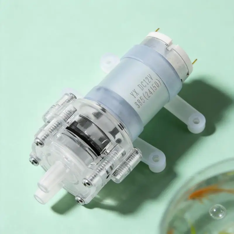 12V High Temperature Resistant 100 Degree Diaphragm Self-Priming 385HPC Mini Water Pump for Tea Machine And Fish Tank