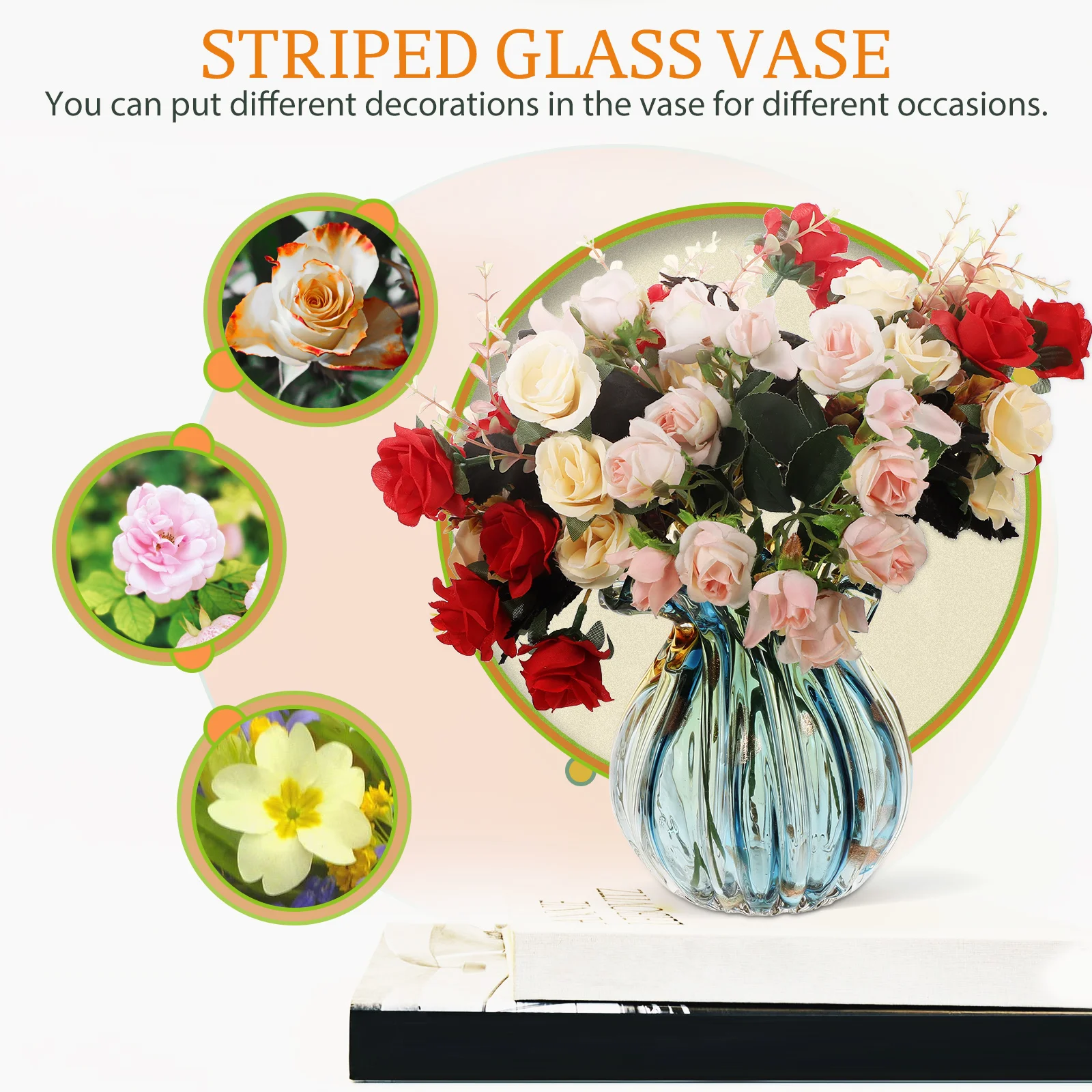 

Vase Unique Shape Beautiful Appearance for Home Garden Office Decoration Christmas Thanksgiving Gifts
