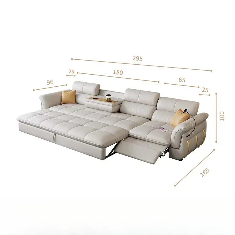 Reclining Electric Relaxing Sofa New Arrival Designer Lounge Sectional Leather Sofa Home Italian Loveseat Divano Letto Furniture