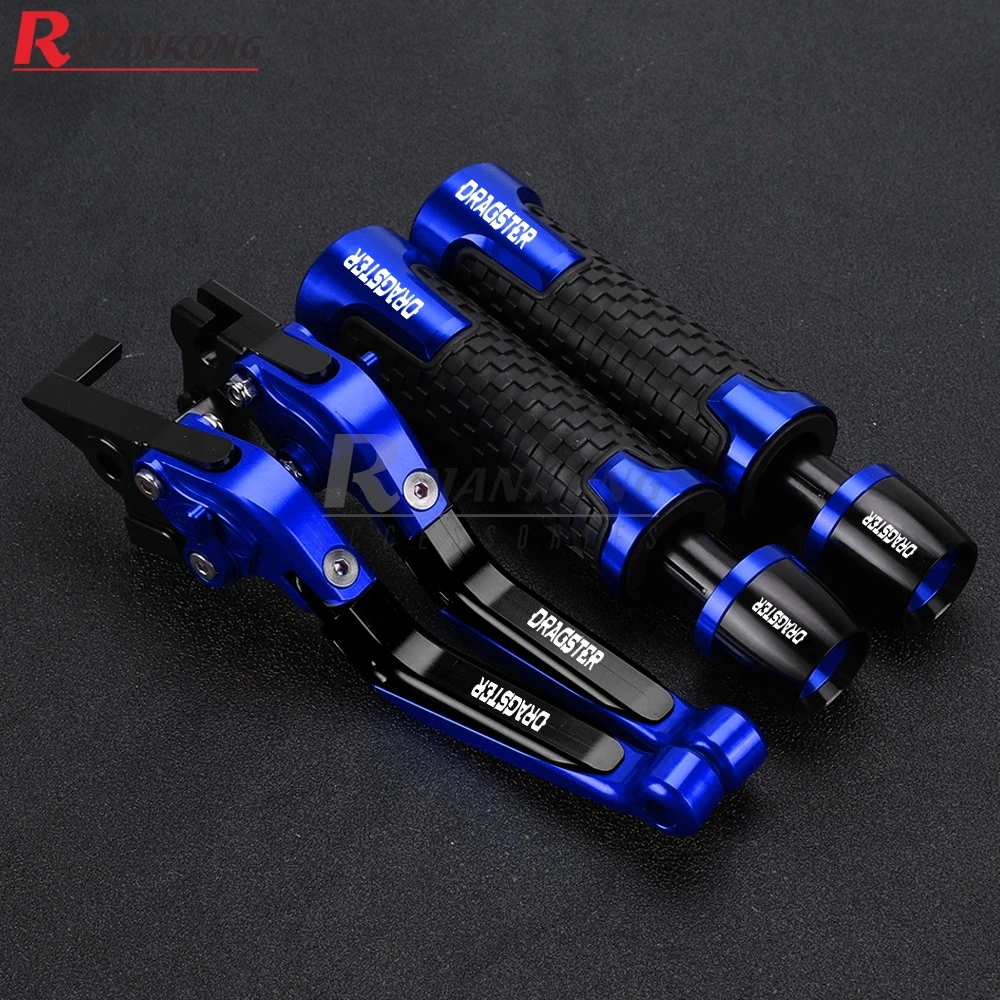 Set tuas rem kopling untuk MV AGUSTA DRAGSTER 800/RR Dragster 800 RR 2013 2014 2015 2016 tuas pegangan lipat yang dapat disesuaikan