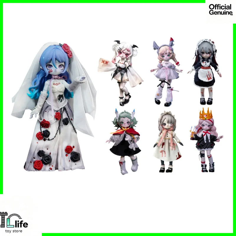 

Nyssa Eerie Nightmare Series 1/12 Bjd Blind Box Gothic Style Anime Figures Mystery Box Movable Joints Pvc Model Suprise Toys