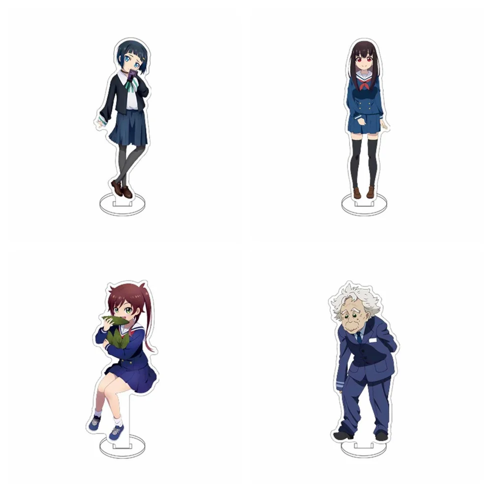 15CM Anime Train to the End of the World Acrylic Stand Model Cosplay Charm Characters Ornament Accessories Goods Christmas Gifts