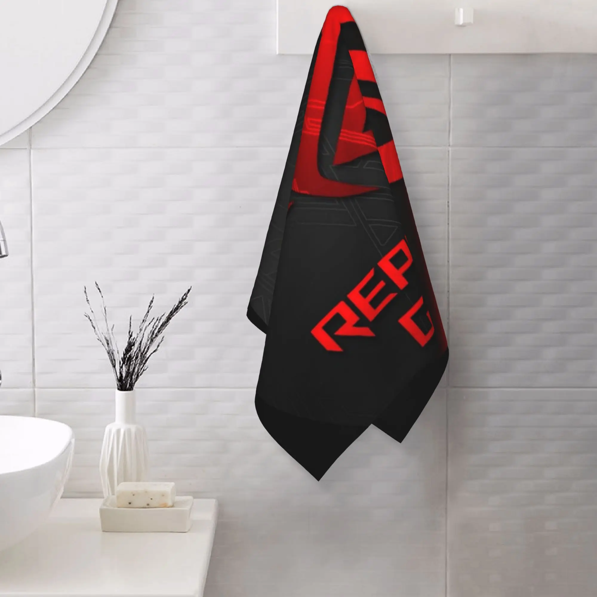 Custom Asus Rog Strix log Soft Face Towel Quick Dry Pool Bath Cotton Towels Breathable