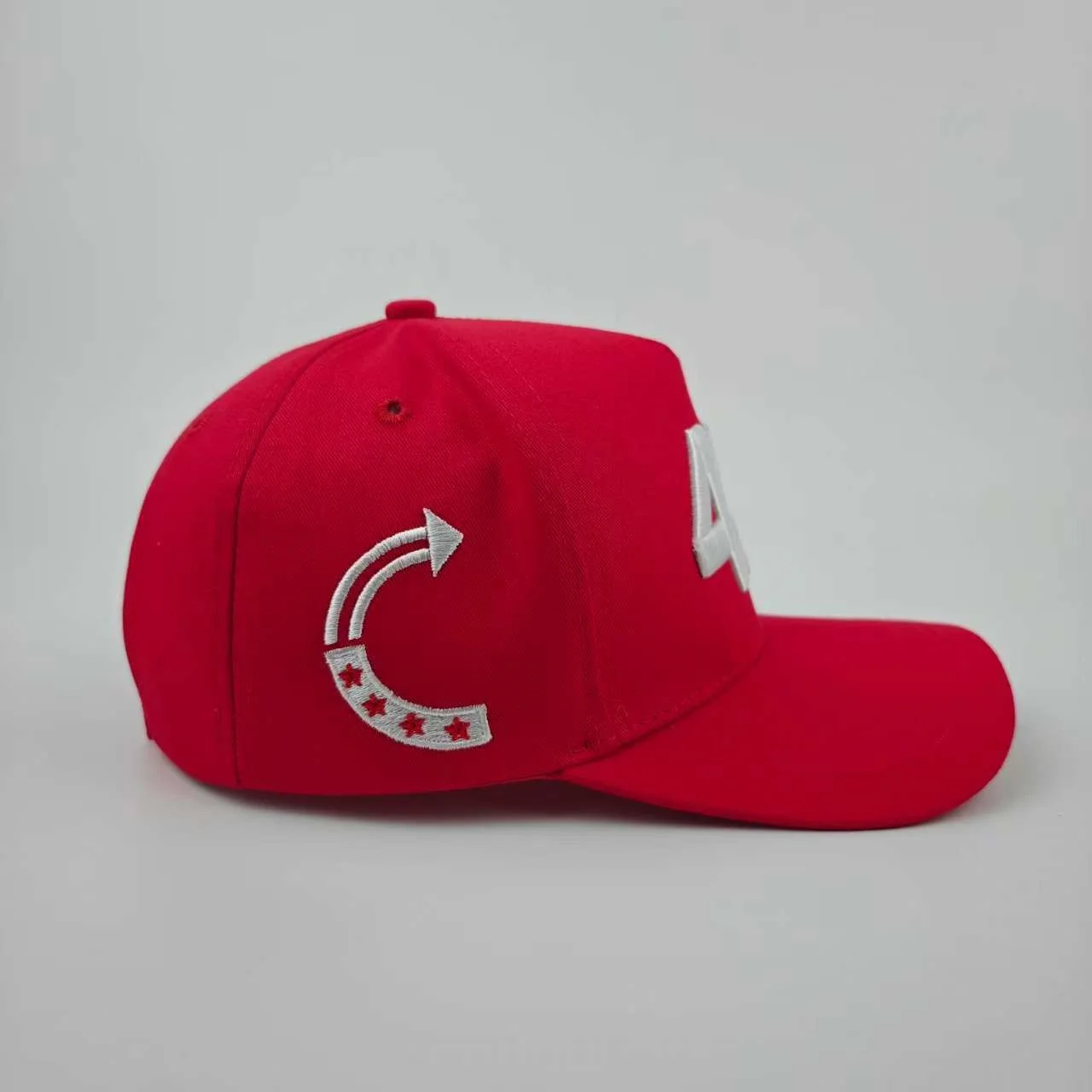 Charlie Kirk Hut, Goldstickerei, USA 47, Baseballkappe für Männer und Frauen, republikanische Geschenkhüte, weiß – Detail 15