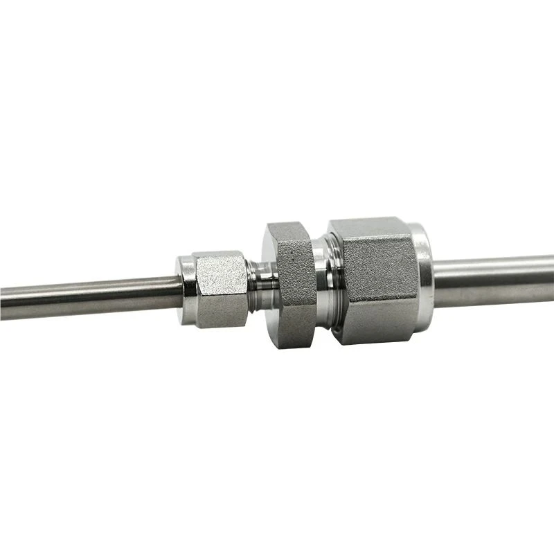 2 3 4 5 6 8 10 12 14 15 16 18 20 22 25 mm Tube Reducer Compression Union 316L Stainless Pipe Fitting Connector With UNF Nut Lock