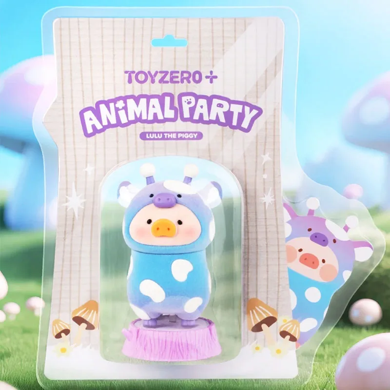 Lulu The Piggy Action Figure Serie di feste di animali Carte da appendere Giraffa Elefante Collezioni Camera Pendenti Alla moda Giocattolo carino Regalo Bambola