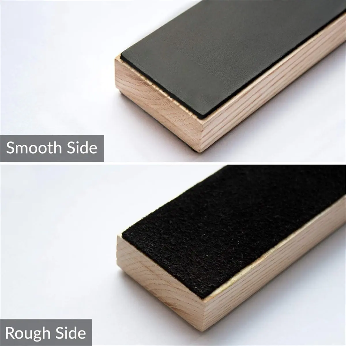 A67T NEW Double Sided PU Leather Strop Paddle Kit - Get - Edges, Ergonomic Handle, Quality Honing Leather