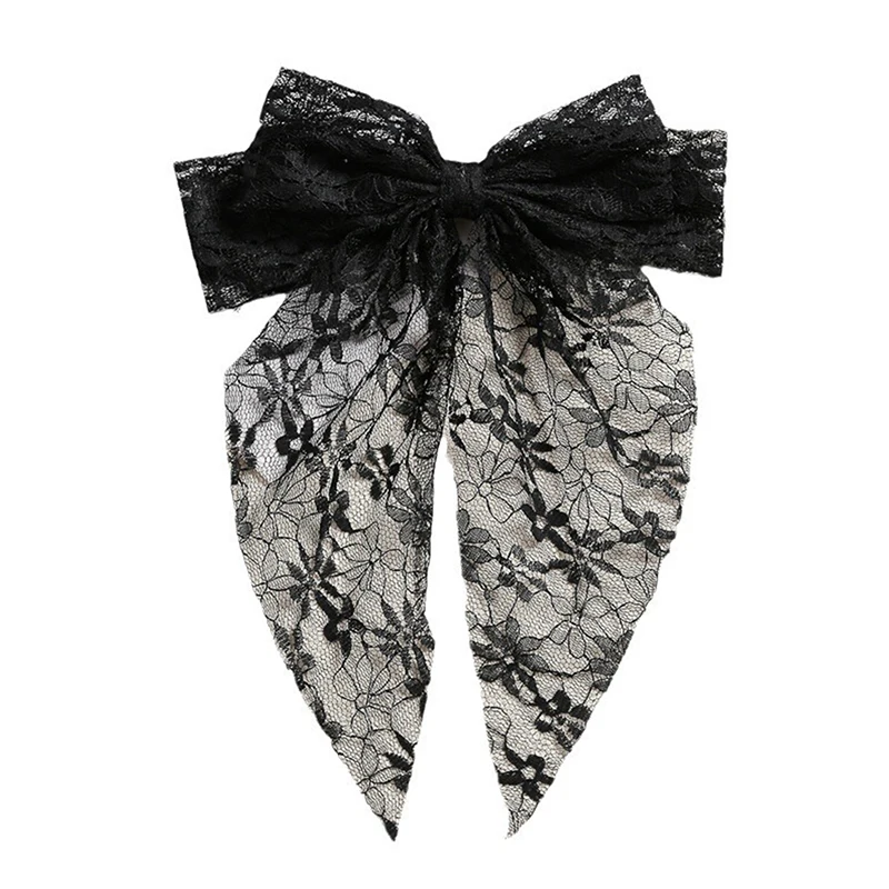 สาวบิ๊กโบว์ลอยซาตินคลิปกลับหัวตกแต่งผมอารมณ์อุปกรณ์ผมหรูหรา