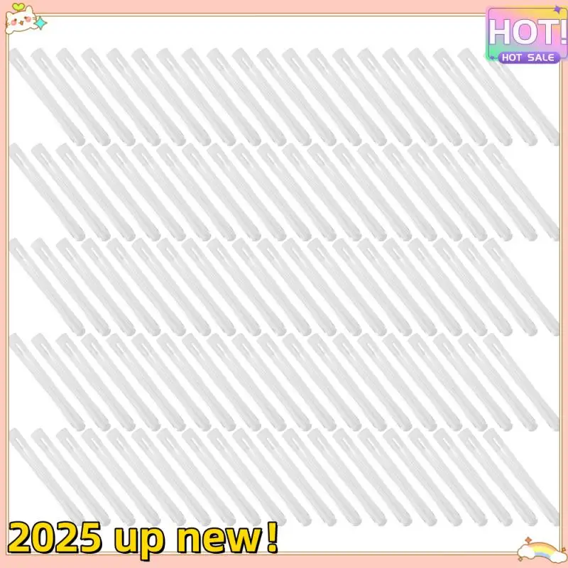 Classy-100Pcs Clear Plastic Test Tube With Cap 12X100mm U-Shaped Bottom Long Transparent Test Tube Lab Supplies