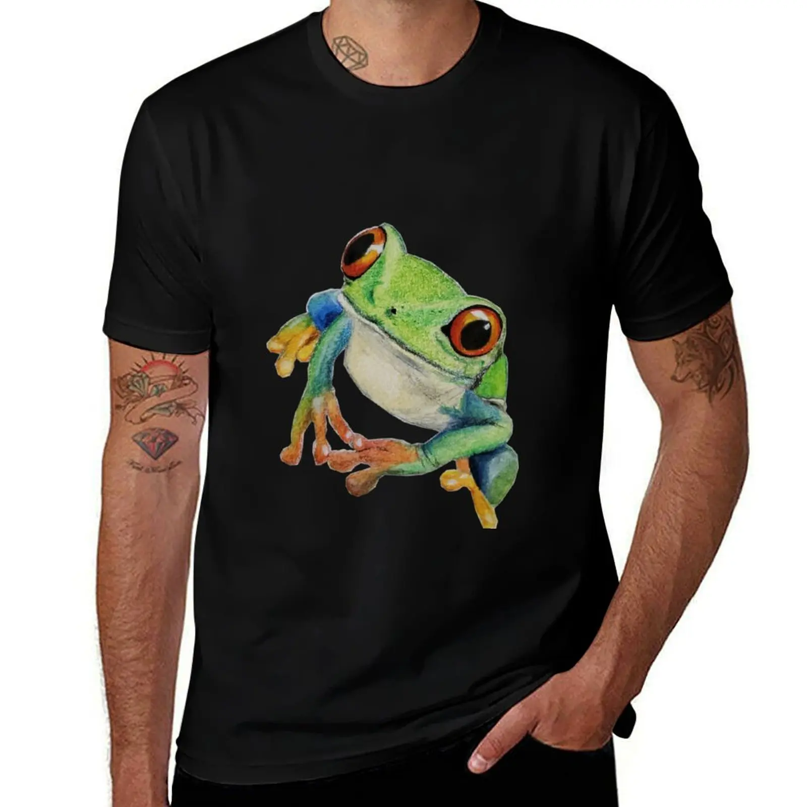 

Tree frog T-Shirt essential t shirt t shirt custom print T-Shirt