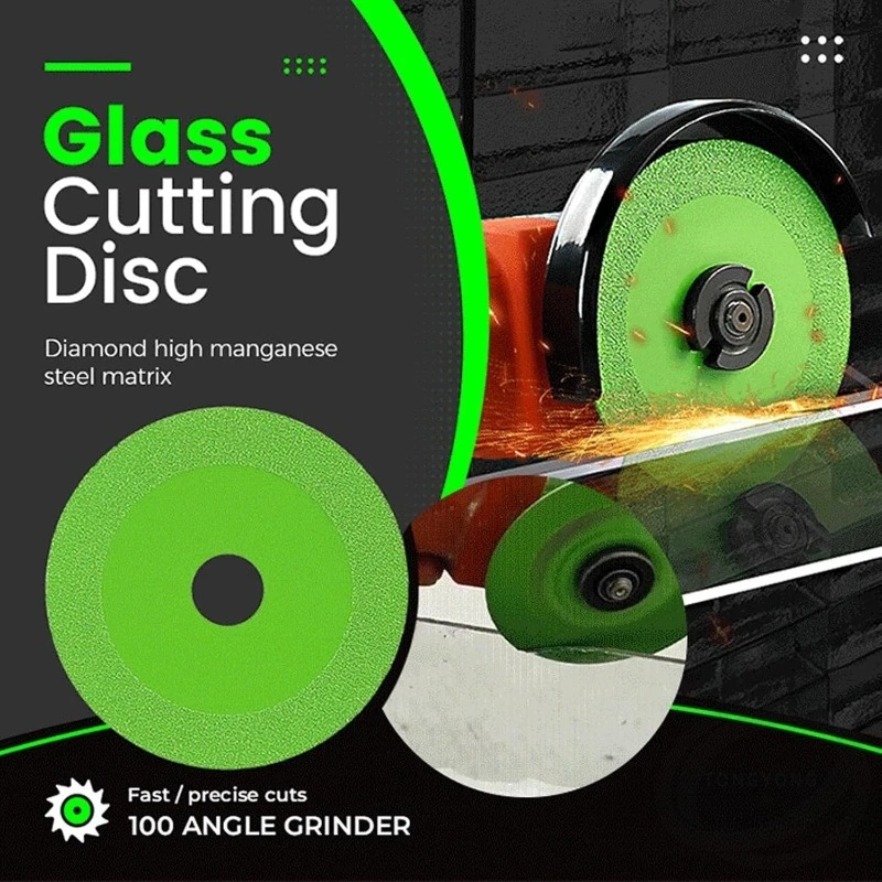 Lama per disco da taglio diamantato Lama per sega per marmo in vetro da 100 mm Lama da taglio speciale per piastrelle in ceramica in giada 5 pezzi