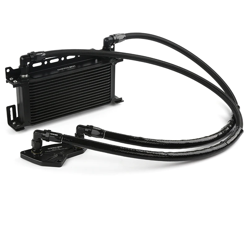 Compatible with for BMW F Series F20 135i 335i N54 N55 engine oil cooling kit and oil cooling radiator.