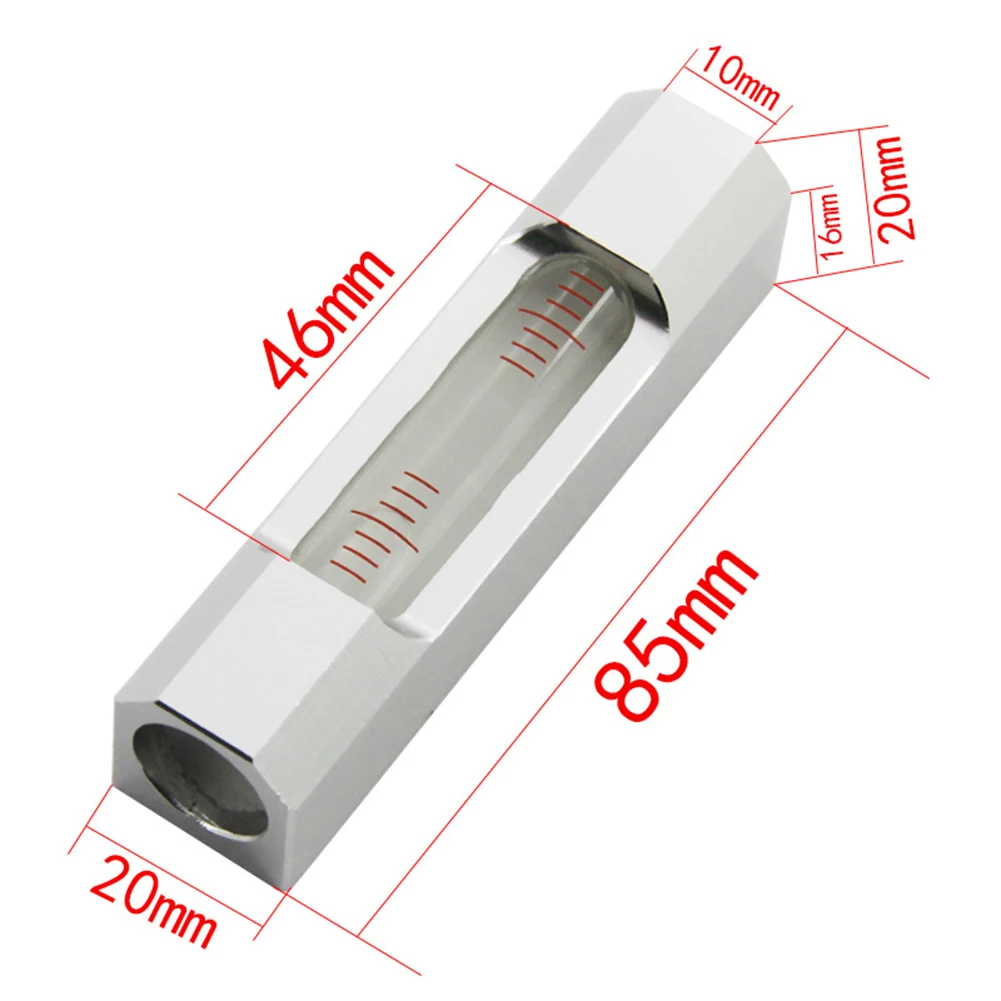 1pc 85x20x20mm Strip Level Meter High Meter Level Bead Portable Level Rule Level Aligner Construction Tools For Leveling Alignme