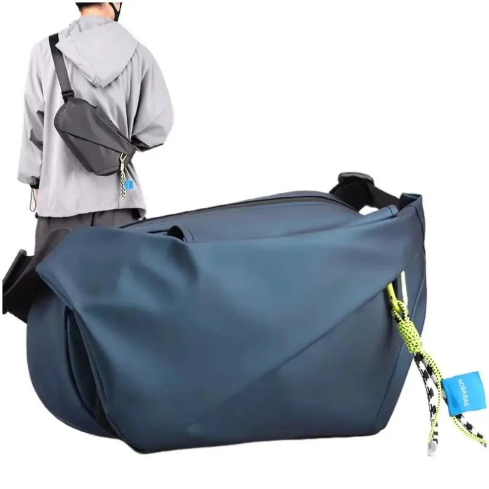 

Повседневная нейлоновая нагрудная сумка на плечо, водонепроницаемая поясная сумка большой емкости, дорожная сумка для бега