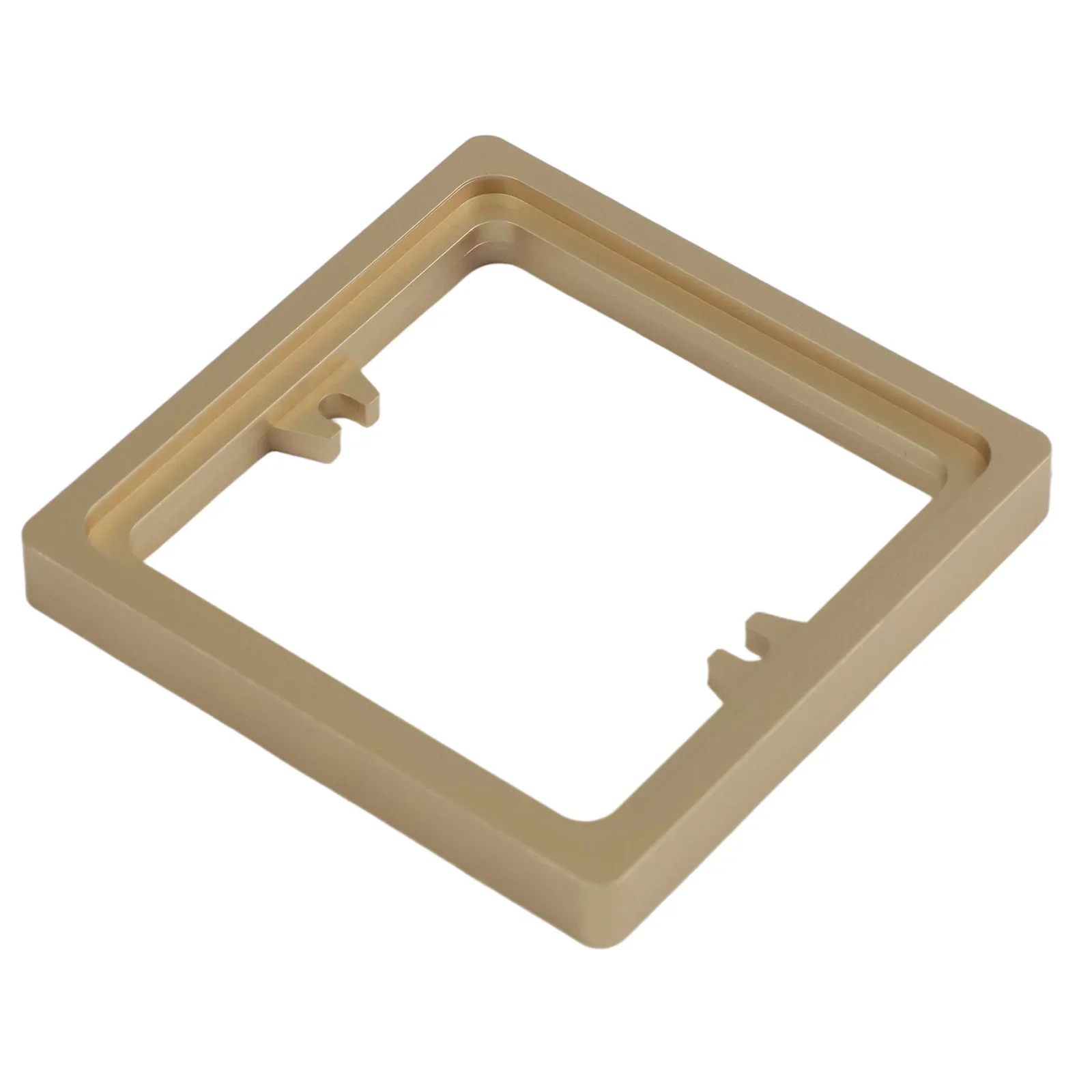 2pcs Square Spacer 10MM Single Socket Spacer 1 Gang Frame Plate With 4* Screws 86 Type Wire Box Height Increasing Ring Box