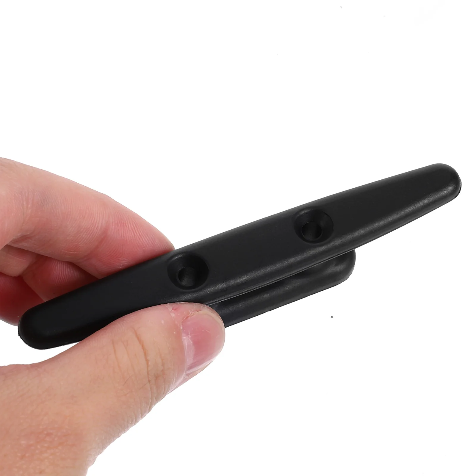 

2Pcs Yacht Cleat Flat Base Strong Nylon for Canoe Kayak Mooring Dock Piling Boat Cover Tarp Flag Pole Mounting