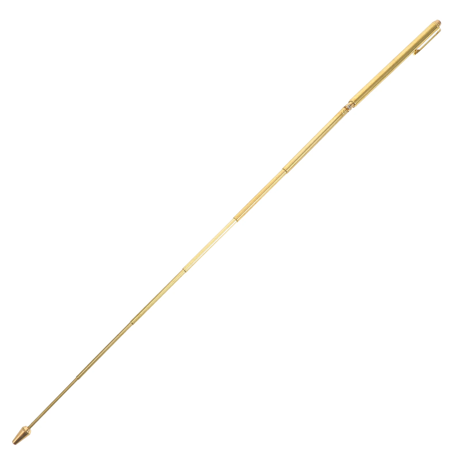 Ruler Folding Brass Dowsing Rod Divining Tool Portable Energy Locating Stick Spatial Harmony Outdoor Use Telescopic