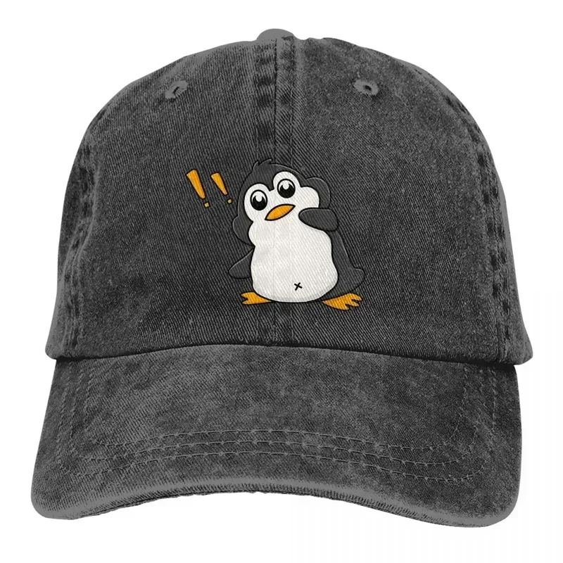 Y2K Surprised Penguin Baseball Caps Peaked Cap Valorant Agents Game Sun Shade Cowboy Hats For Men Trucker Dad Hat