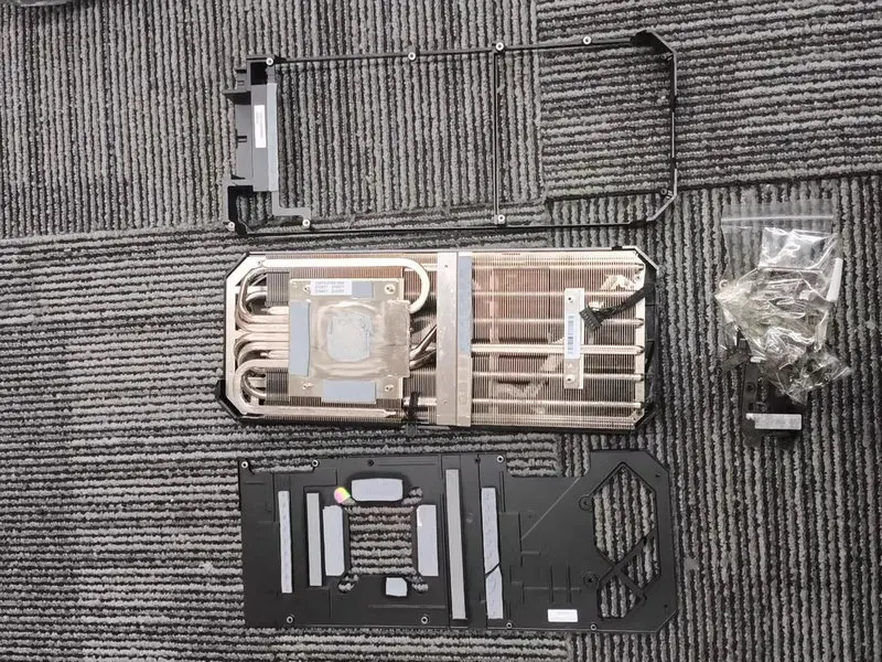 Original Radiator Cooler for ASUS RTX3090 Video Card With BackPlate